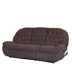 ROMEO 3S BOUCLE BROWN RECLINER