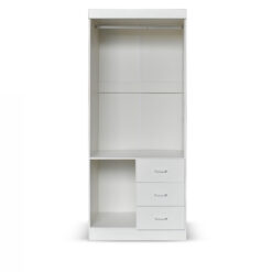 Alternative view of ZIRI 2D WHITE WARDROBE