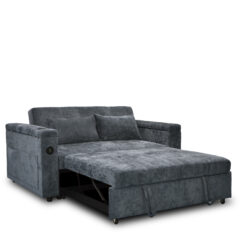 Alternative view of CAIRO DARK GRAY SOFA BED