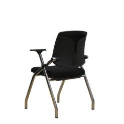 Alternative view of J183C BLACK VISITOR CHAIR