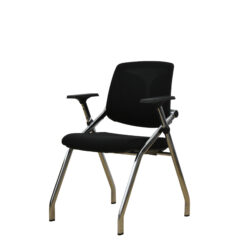 J183C BLACK VISITOR CHAIR