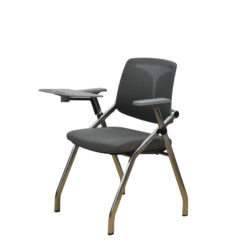 J183C GRAY WITH WRITTING PAD VISITOR CHAIR