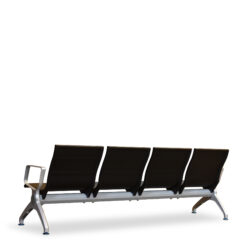 Alternative view of TAD P-1807-4 BLACK AIRPORT CHAIR
