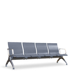 TAD P-1807-4 GRAY AIRPORT CHAIR