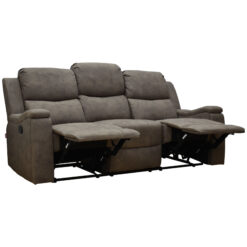 Alternative view of PETESBURG 3S MOCHA RECLINER