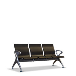 TAD PU-B3016 BLACK AIRPORT CHAIR