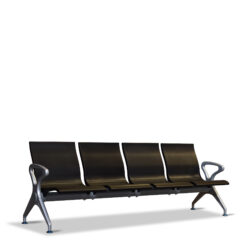 TAD PU-B4016 BLACK AIRPORT CHAIR