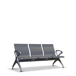 TAD PU-B3016 GRAY AIRPORT CHAIR
