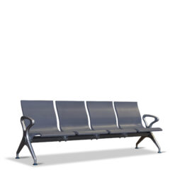 TAD PU-B4016 GRAY AIRPORT CHAIR