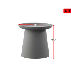 Alternative view of HAUSER GREY SIDE TABLE