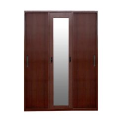 TICIA SL150 WALNUT METAL WARDROBE