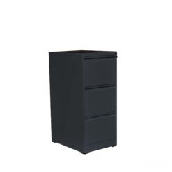 Alternative view of TAI-176 BLACK METAL 3 DRAWER FILE CABINET