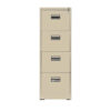 TAI-174 BEIGE METAL 4 DRAWER FILE CABINET