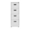 TAI-174 LIGHT GRAY METAL 4 DRAWER FILE CABINET