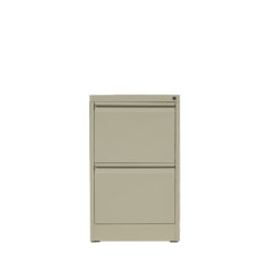 TAI-175 BEIGE METAL 2 DRAWER FILE CABINET