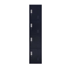 TAI-206 BLACK 4D METAL LOCKER