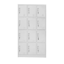 TAI-281 LIGHT GRAY 12D METAL LOCKER