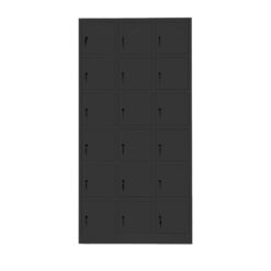TAI-283 BLACK 18D METAL LOCKER