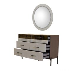 Alternative view of CEDIE DRESSER + MIRROR
