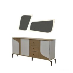 WALKER BUFFET CABINET + MIRROR