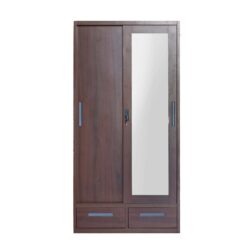 ALLEN SL90 WALNUT METAL WARDROBE