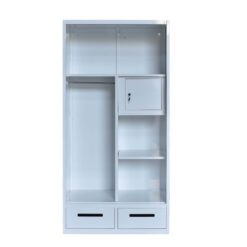 Alternative view of ALLEN SL90 WHITE METAL WARDROBE