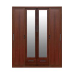 ATWELL SL160 WALNUT METAL WARDROBE