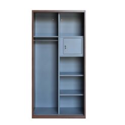 Alternative view of BECA SL90 WALNUT METAL WARDROBE