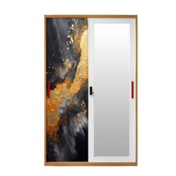 SOVAGE SL120 SLIDING DOOR METAL WARDROBE