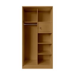 Alternative view of SOVAGE SL90 SLIDING DOOR METAL WARDROBE