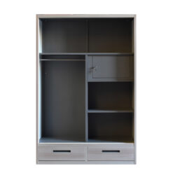 Alternative view of ALLEN SL120 NATURAL METAL WARDROBE