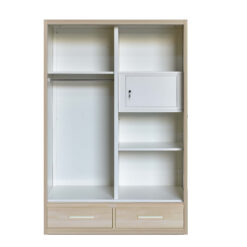 Alternative view of ALLEN SL120 NATURAL METAL WARDROBE