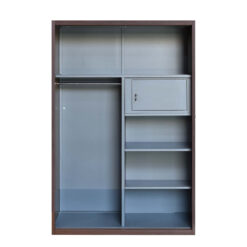 Alternative view of BECA SL120 WALNUT METAL WARDROBE