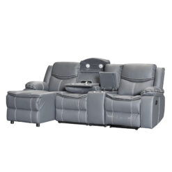 Alternative view of IMAGINE-L GREY RECLINER