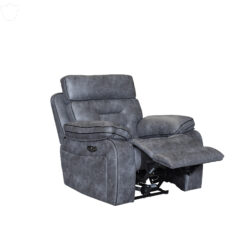 Alternative view of WAZE 1S GREY POWER RECLINER