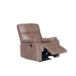 Alternative view of 6037-1R BROWN LEATHER POWER RECLINER
