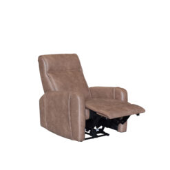 Alternative view of 6055 BROWN LEATHER POWER RECLINER