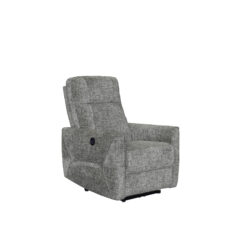 6071-1R GREEN FABRIC POWER RECLINER