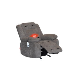 Alternative view of VOMERO 1S BROWN MASSAGE RECLINER