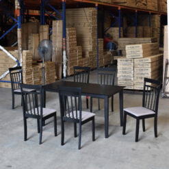 Alternative view of NEGI 1+6 DINING SET