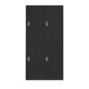 TAI-274 BLACK 4D METAL LOCKER