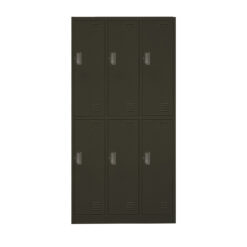 TAI-276 BLACK 6D METAL LOCKER