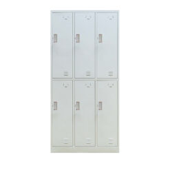 TAI-276 LIGHT GRAY 6D METAL LOCKER