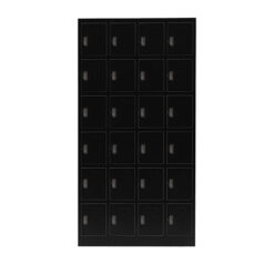 TAI-284 BLACK 24D METAL LOCKER
