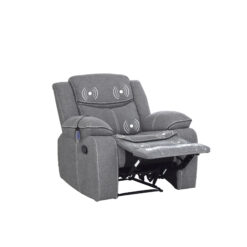 Alternative view of GRAPHITE 1S GRAY MASSAGE RECLINER
