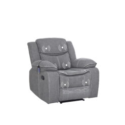 GRAPHITE 1S GRAY MASSAGE RECLINER