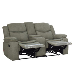 Alternative view of GRASS 2S FABRIC GREEN RECLINER