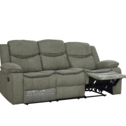 Alternative view of GRASS 3S FABRIC GREEN RECLINER