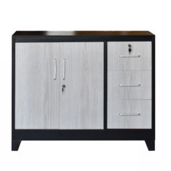 TUNIS 2 DOORS 3DRAWERS METAL CABINET