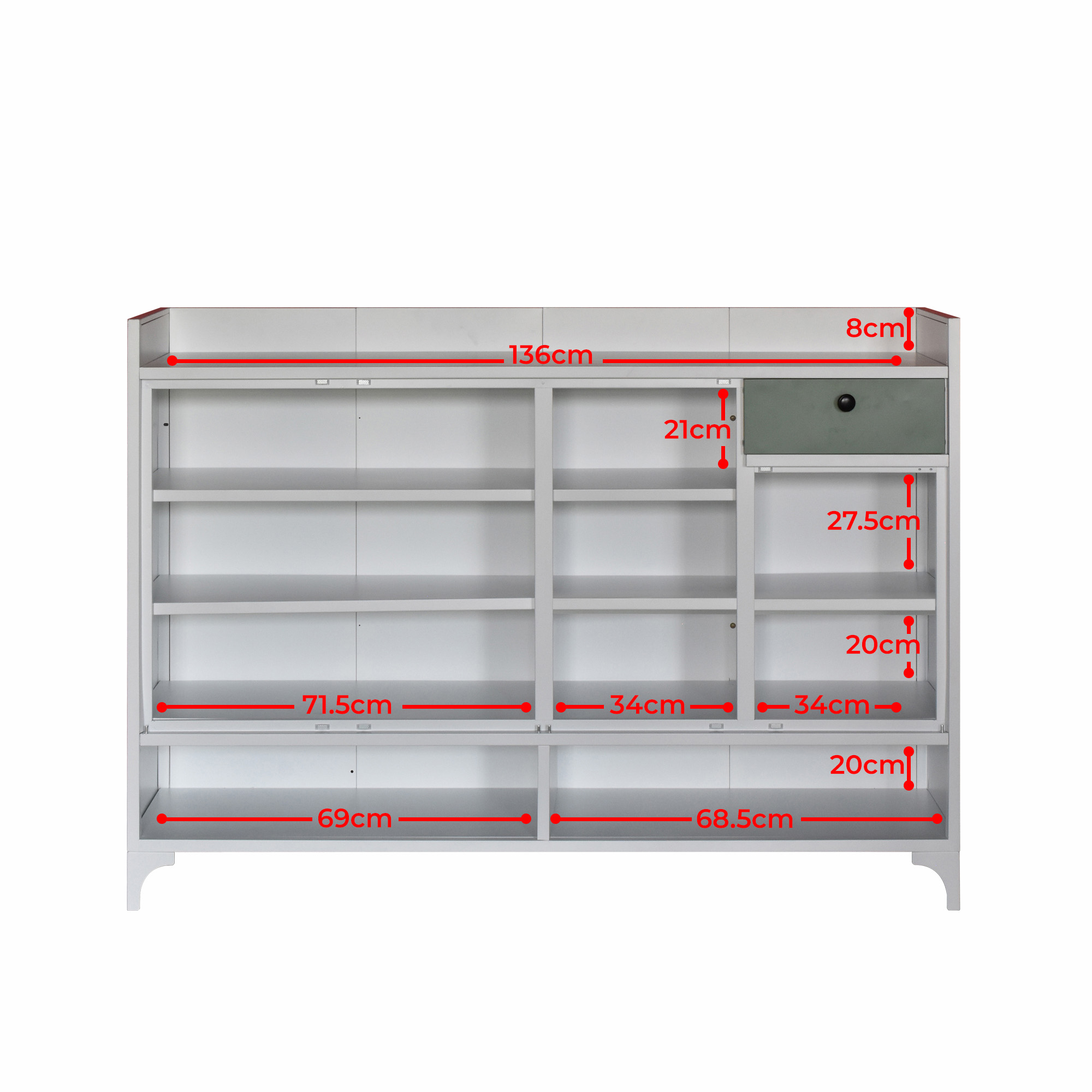 MIDORI METAL SHOE CABINET - Image 8